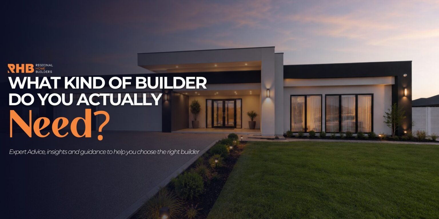 what kind of builder do you need Custom home builder discussing plans on a regional Victoria build near Bendigo